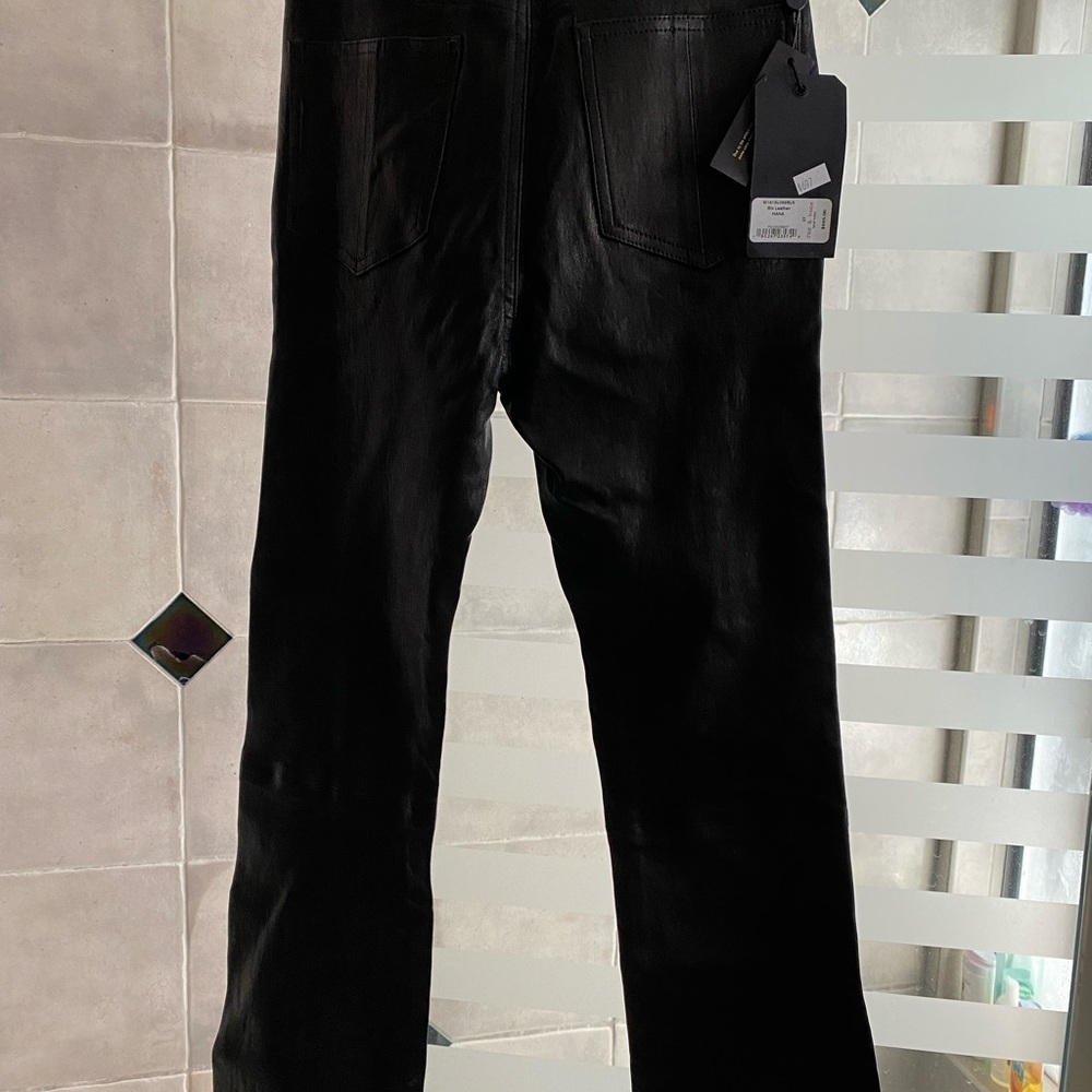 Brand new with tags leather jeans